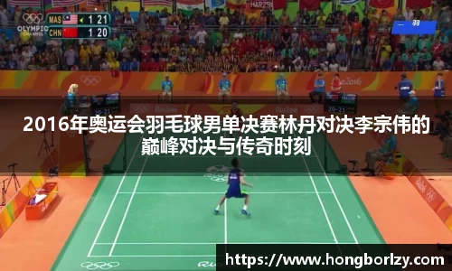 2016年奥运会羽毛球男单决赛林丹对决李宗伟的巅峰对决与传奇时刻